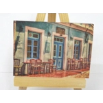 Dolls House Picture Street Cafe 1:12 Scale Miniature Wall Decor