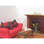 Dolls House Cushion Tartan Throw Plaid Pillow 1:12 Scale Miniature Accessory