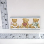 Dolls House Picture Teddy Bears Nursery Miniature Wall Decor 1:12 Scale