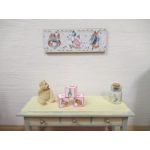 Dolls House Nursery Picture Peter Rabbit Miniature Wall Art Decor 1:12 Scale