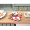 Dolls House Christmas Cookies 9 Miniature Xmas Biscuits 1:12th Scale