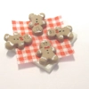 Dolls House Gingerbread Men and Plate 1:12th Scale Christmas Food Decoration