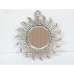 Dolls House Mirror Celtic Sun Flames Miniature Wall Decor 1:12th Scale