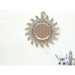 Dolls House Mirror Celtic Sun Flames Miniature Wall Decor 1:12th Scale