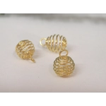 Dolls House Christmas Tree Decorations 12 Red Gold Miniature Baubles 1:12th Scale Ornaments