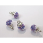 Dollhouse 4th July Tree Ornaments 4 Filled Glass Baubles 1:12th Scale Miniature Decorations