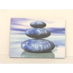 Dolls House Picture Blue Zen Stones 1:12 Scale Miniature