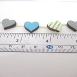 Dolls House Hearts Bunting Miniature Seaside Beach Hut Decoration 1:12 Scale