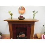 Dolls House Clock USA Flag Vintage Miniature Wall Decor 1:12 Scale