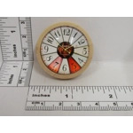 Dolls House Clock Retro Style Miniature Wall Decor Accessories 1:12th Scale