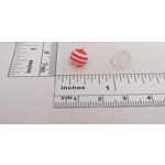 Dolls House Christmas Tree Decorations 12 Red White Miniature Baubles 1:12th Scale