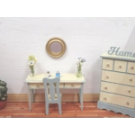 Dolls House Mirror Gold Colour Frame Miniature Wall Decor 1:12 Scale