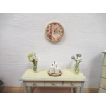 Dolls House Clock Miniature Wall Decor 1:12th Scale