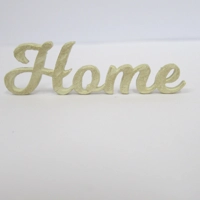 Dolls House Ornament Home Word Cream and Gold Colour Miniature Accessory 1:12th Scale
