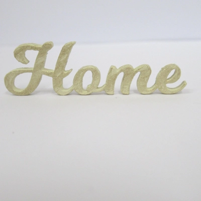 Dolls House Ornament Home Word Cream and Gold Colour Miniature Accessory 1:12th Scale