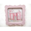 Dolls House Picture Pink Framed Miniature Nursery 1:12 Scale Wall Decor