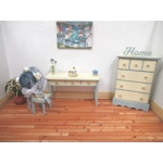 Dolls House Miniature Perfume Bottles on a Gold Coloured Tray Dressing Table Ornament 1:12th Scale