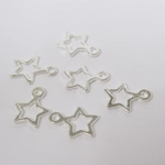 Dolls House Christmas Tree Decorations 12 Red Silver Miniature Baubles and Stars 1:12th Scale