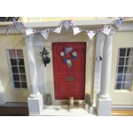Dolls House Bunting USA Flag Pennant Garland Miniature 4th July Decoration 1:12 Scale