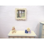 Dolls House Picture Winnie the Pooh Framed Nursery Miniature Accessory 1:12 Scale