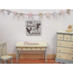 Dolls House Fairies Picture Miniature Wall Decor Girl Bedroom 1:12 Scale