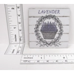 Dolls House Picture Lavender Basket 1:12 Scale Miniature Wall Decor