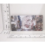Dolls House Picture French Street Scene 1:12 Scale Miniature Wall Decor Accessory