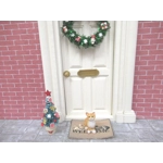 Dolls House Christmas Candy Cane Tree 1:12 Scale Miniature Xmas Decoration