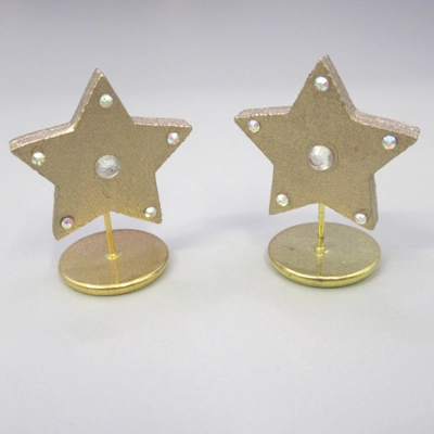 Dolls House Christmas Decoration Gold Stars 1:12th Scale Miniature