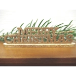 Dolls House Merry Christmas Word 1:12th Scale Miniature Decoration