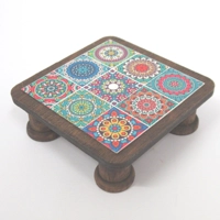 Dolls House Table Moroccan Style Handmade Low Coffee Occasional Miniature Furniture 1:12 Scale