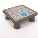 Dolls House Table Moroccan Style Handmade Low Coffee Occasional Miniature Furniture 1:12 Scale