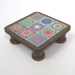 Dolls House Table Moroccan Style Handmade Low Coffee Occasional Miniature Furniture 1:12 Scale