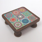 Dolls House Table Moroccan Style Handmade Low Coffee Occasional Miniature Furniture 1:12 Scale