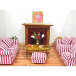 Miniature Elephant Picture Dolls House Wall Art 1:12 Scale