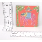 Miniature Elephant Picture Dolls House Wall Art 1:12 Scale