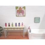 Dolls House Picture Elephant 1:12 Scale Miniature Wall Art Decor
