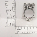 Dolls House Mirror Owl Shape Silver Coloured Frame 1:12th Scale Miniature Accessories