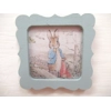 Dolls House Nursery Picture Peter Rabbit Blue Framed Miniature Decor 1:12 Scale