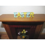 Dolls House Easter Decoration Word Blue and Yellow 1:12th Scale Miniature