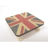Dolls House Table British Flag Handmade Low Coffee 5cm x 5cm Miniature Furniture 1:12 Scale