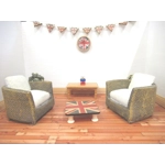 Dolls House Table British Flag Handmade Low Coffee 5cm x 5cm Miniature Furniture 1:12 Scale