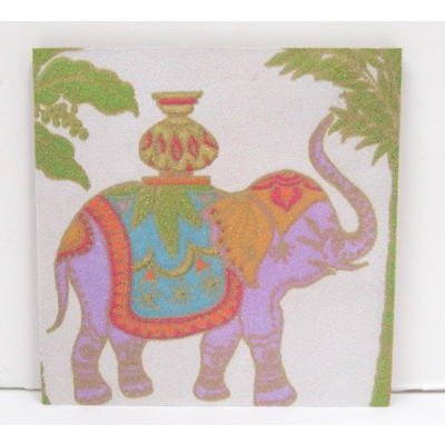 Dolls House Elephant Picture Miniature Wall Decor 1:12 Scale