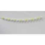 Dolls House Easter White and Yellow PomPom Garland 1:12 Scale Decor