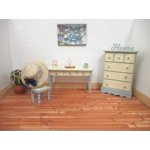 Dolls House Hat with Blue Floral Ribbon and Organza Bow Miniature Clothes 1:12 Scale