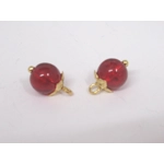 Dolls House Christmas Tree Decorations 12 Red & Gold Miniature Baubles and Trinkets 1:12th Scale