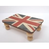 Dolls House Table UK Flag Design Handmade Low Coffee Occasional Miniature Furniture 1:12 Scale