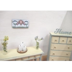 Dolls House Picture Hot Air Balloons Miniature Wall Decor Accessory 1:12 Scale