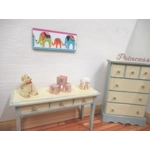Dolls House Nursery Picture Elephants Miniature Wall Art 1:12 Scale