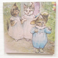 Dolls House Nursery Picture Tom Kitten Peter Rabbit 1:12 Scale Miniature Wall Decor